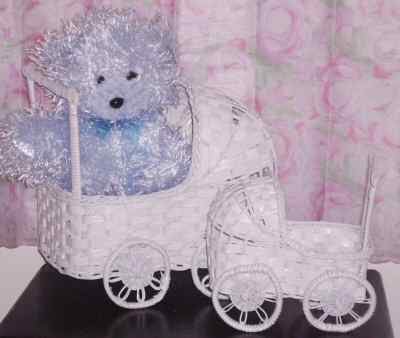 Wicker Baby Stroller on Wicker Baby Buggy   Large Bamboo Baby Carriage   Baby Bassinet