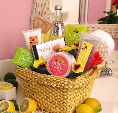 spa gift basket