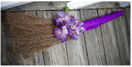wedding jump broom