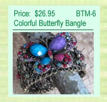butterfly bangle braclet
