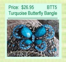 butterfly bangle braclet