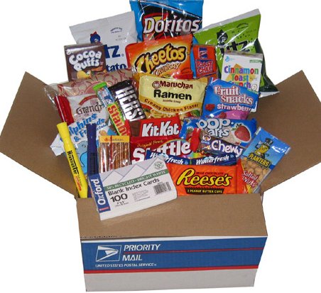 college gift basket