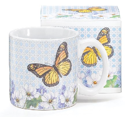 butterfly mug