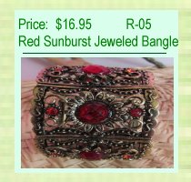 red bangle braclet