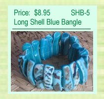 long shell bangle braclet