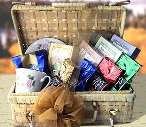 teapot gift basket