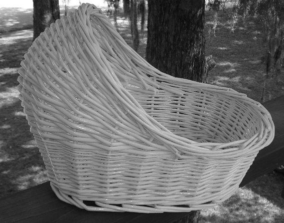 wicker baby bassinet