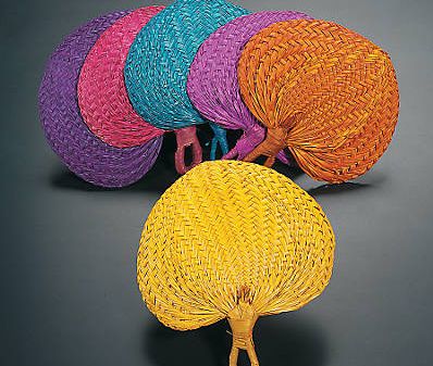raffia fans
